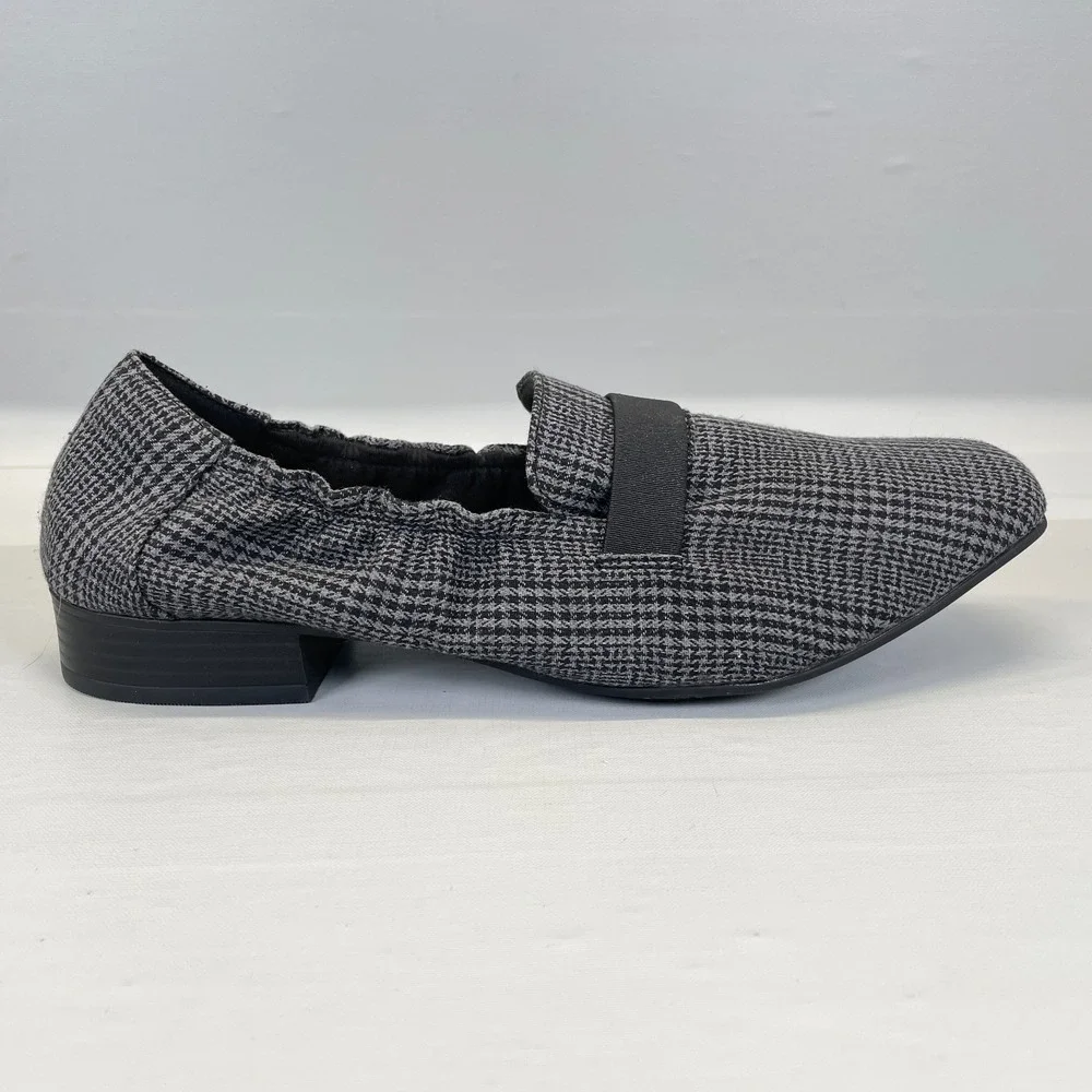 Clarks Tilmont Eve Shoes Womens Size 11 M Black Interest Textile Comfort Loafers
